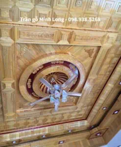 Trần gỗ pơmu