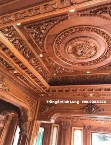 Thi công trần gỗ tại Hải Phòng