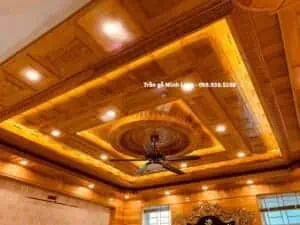 trần gỗ tư nhiên