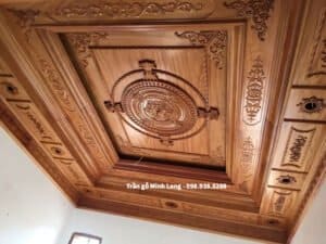 trần gỗ tự nhiên