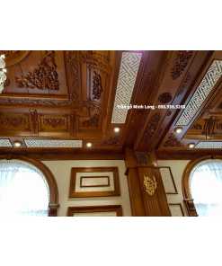 Trần gỗ tân cổ điển 09 - Ảnh 4