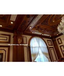 Trần gỗ tân cổ điển 09 - Ảnh 5