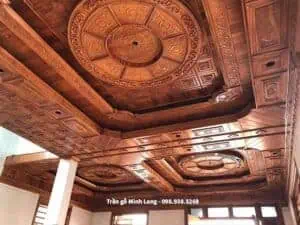 Thiết kế lắp đặt trần gỗ tại Hải Phòng theo yêu cầu