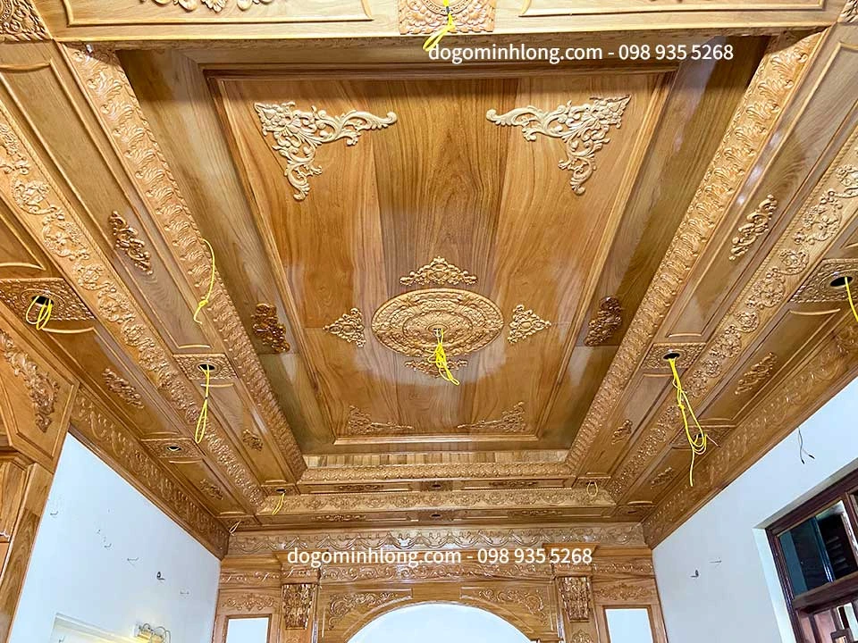 Trần gỗ tân cổ điển 11 Trần gỗ tân cổ điển 11 - Ảnh 2