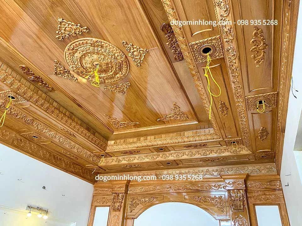 Trần gỗ tân cổ điển 11 Trần gỗ tân cổ điển 11 - Ảnh 4