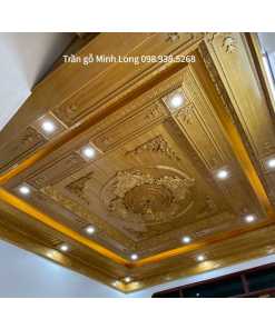 Trần gỗ tân cổ điển 03 Trần gỗ tân cổ điển 03 - Ảnh 4
