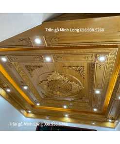 Trần gỗ tân cổ điển 03 Trần gỗ tân cổ điển 03 - Ảnh 2