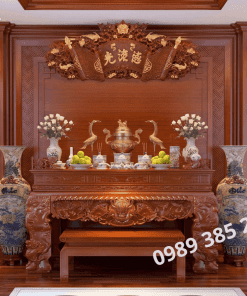 ốp vách phòng thờ