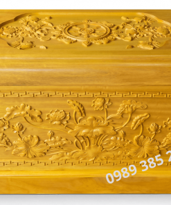 Quách gỗ vàng tâm kích thước chuẩn